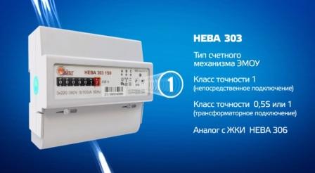 Счетчик НЕВА 303 технические характеристики, описание    